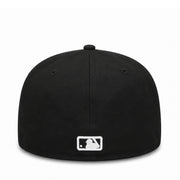 New Era Detroit Tigers Black White Outline 59FIFTY Fitted Hat Rear View