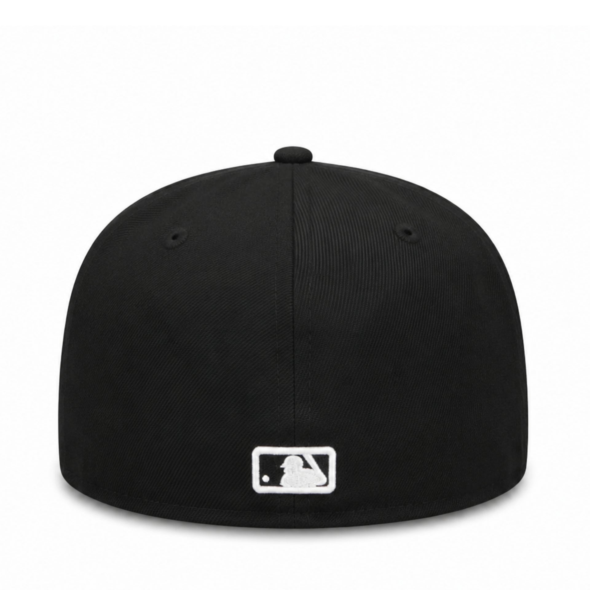 New Era Detroit Tigers Black White Outline 59FIFTY Fitted Hat Rear View