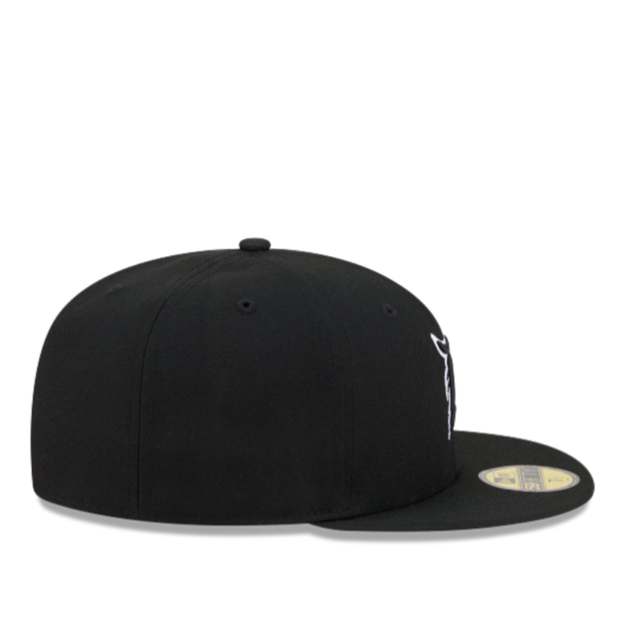 New Era Detroit Tigers Black White Outline 59FIFTY Fitted Hat right side view