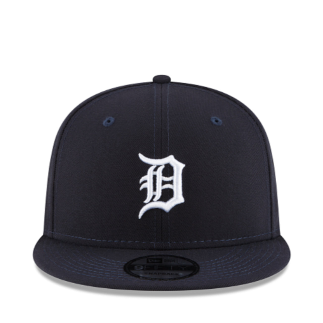 New Era Detroit Tigers Navy 9FIFTY Snapback Hat front view