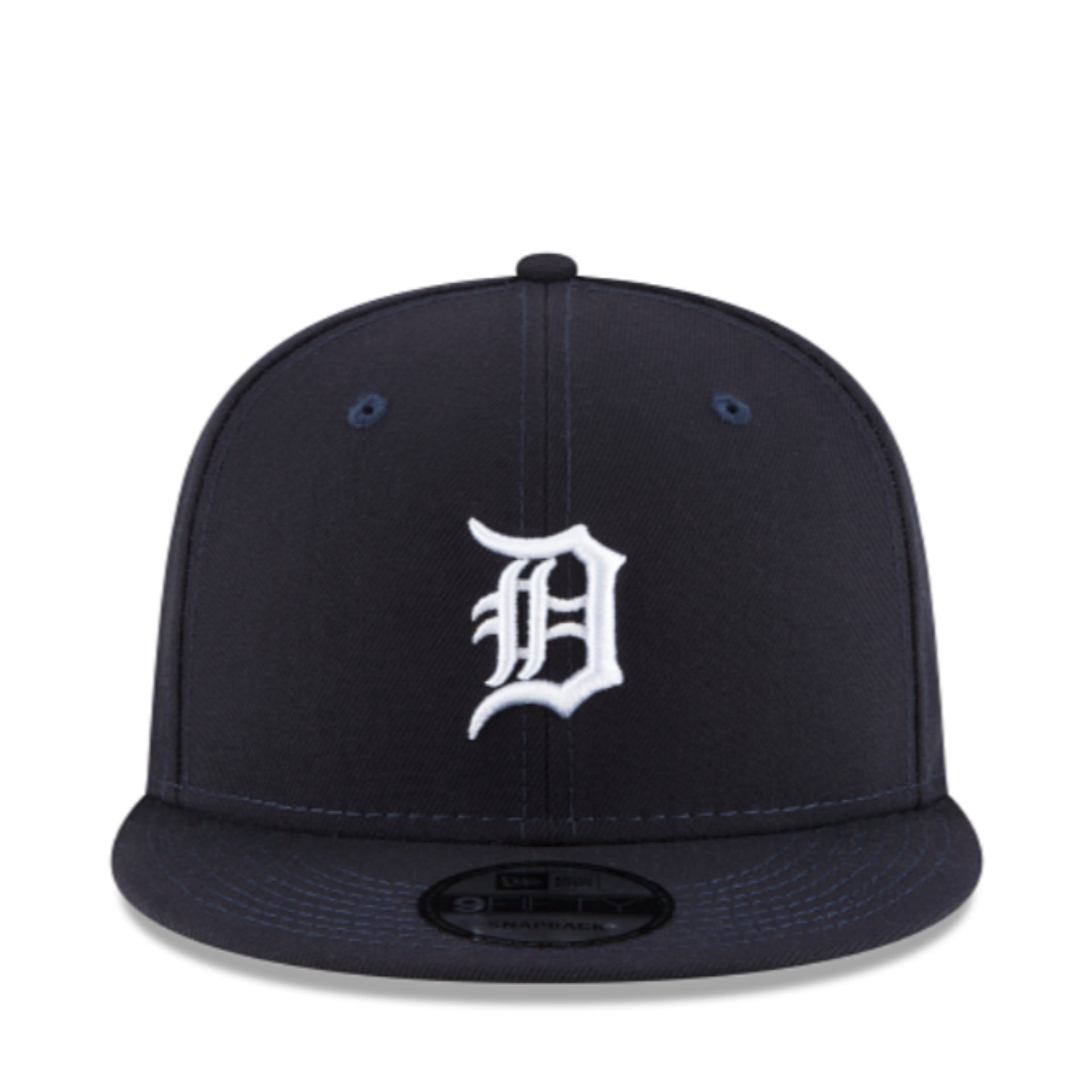 New Era Detroit Tigers Navy 9FIFTY Snapback Hat front view
