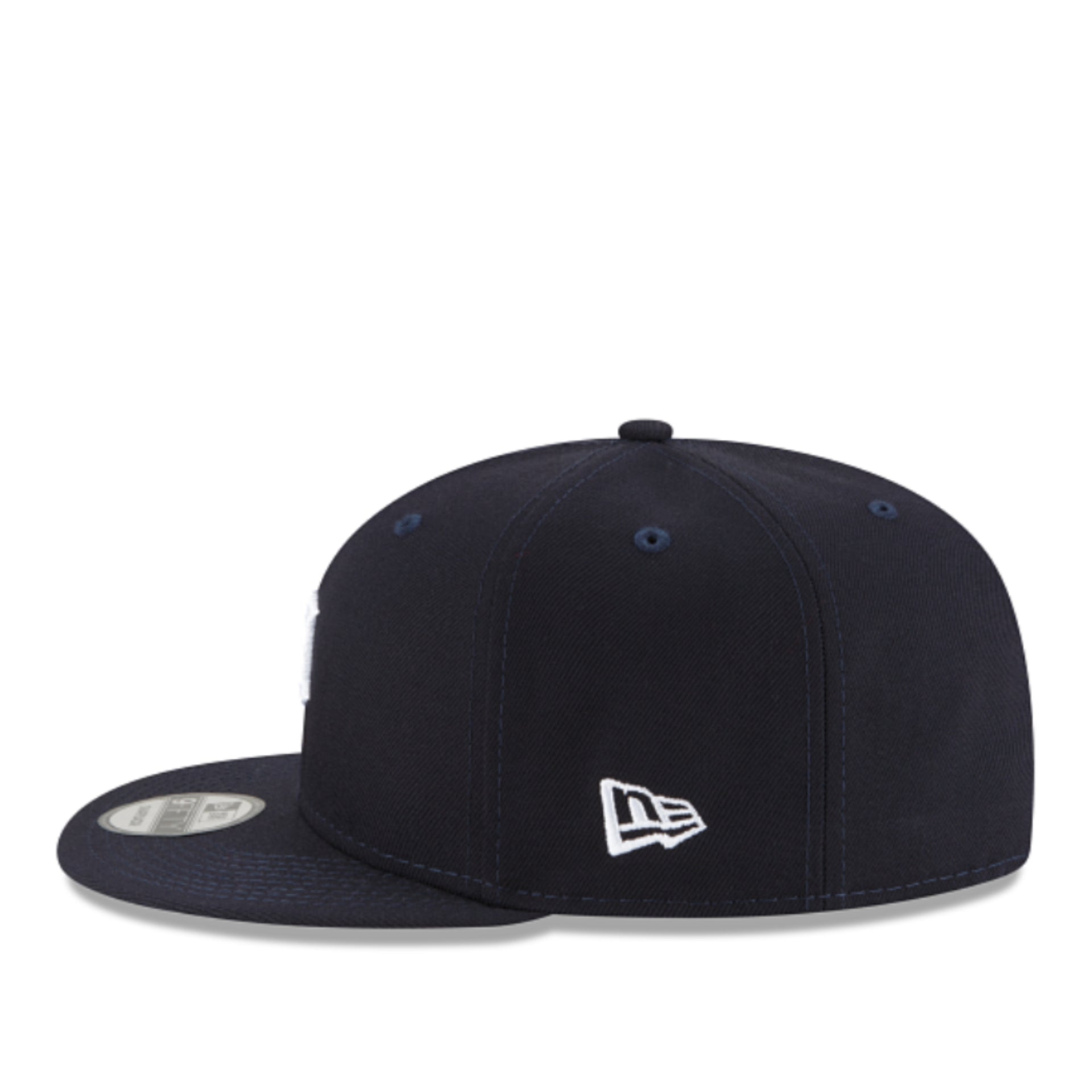 New Era Detroit Tigers Navy 9FIFTY Snapback Hat left side view