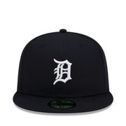 New Era Detroit Tigers Authentic Collection 59FIFTY Fitted Hat - Navy front view