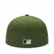 back of New Era Los Angeles Dodgers 60th Stadium Rifle Black 59FIFTY Fitted Hat