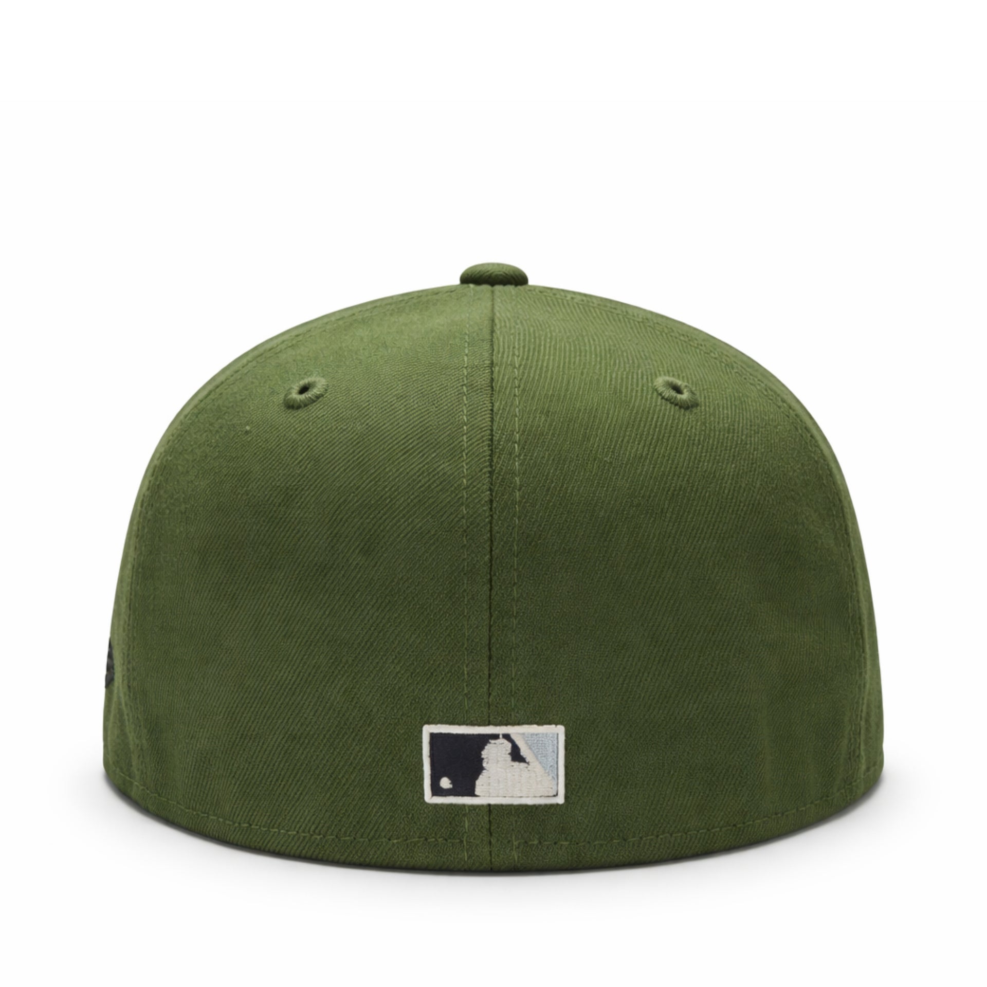 back of New Era Los Angeles Dodgers 60th Stadium Rifle Black 59FIFTY Fitted Hat