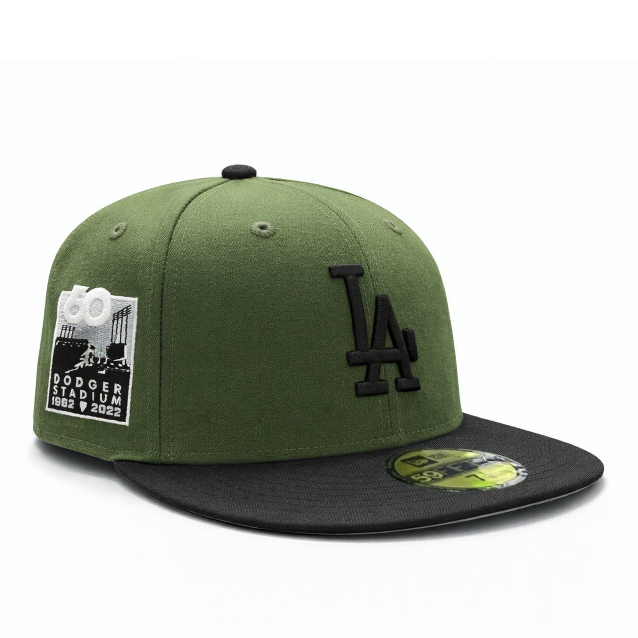 New Era Los Angeles Dodgers 60th Stadium Rifle Black 59FIFTY Fitted Hat