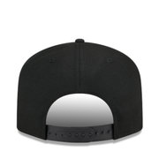 New Era Los Angeles Dodgers black on black 9FIFTY A-Frame snapback hat back view