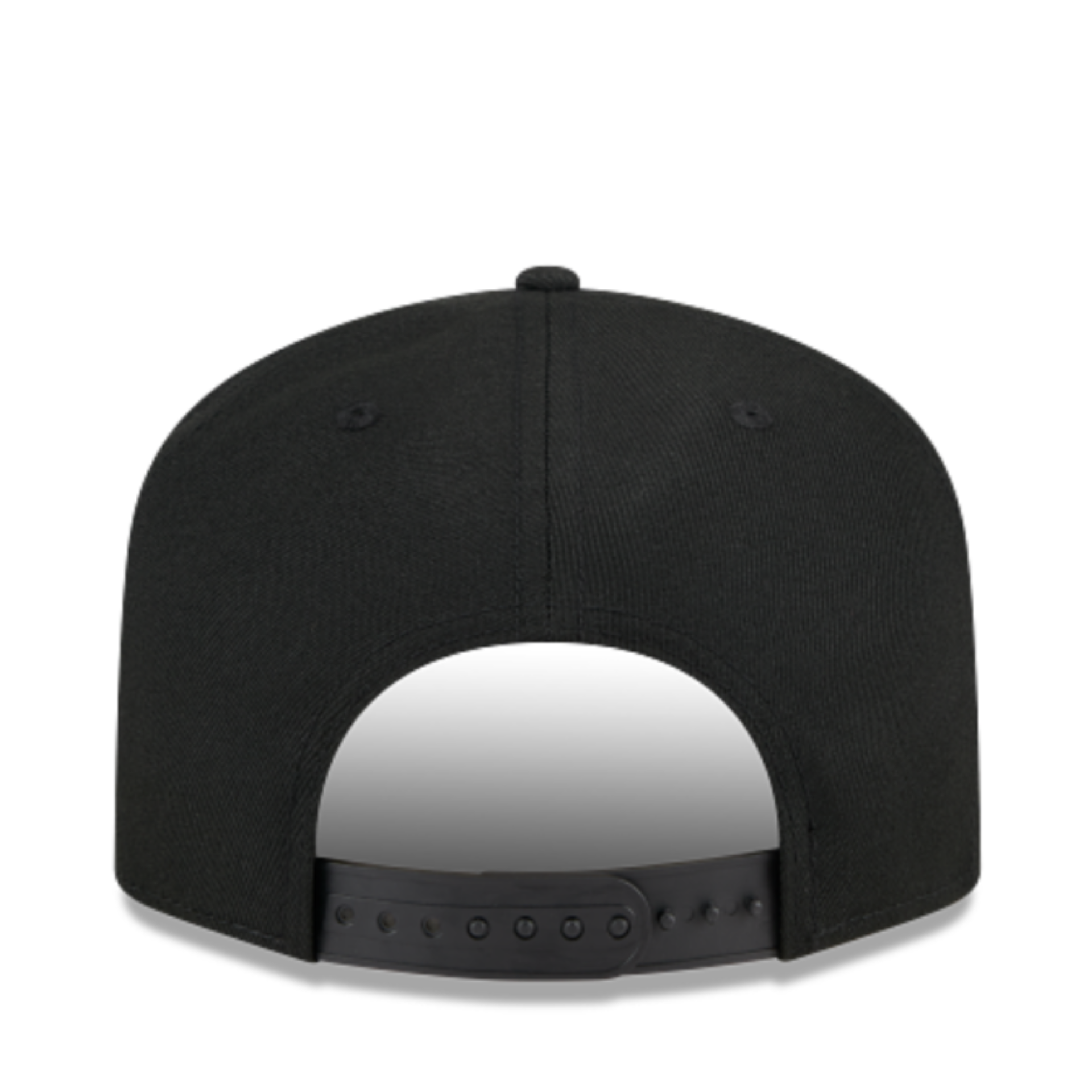 New Era Los Angeles Dodgers black on black 9FIFTY A-Frame snapback hat back view
