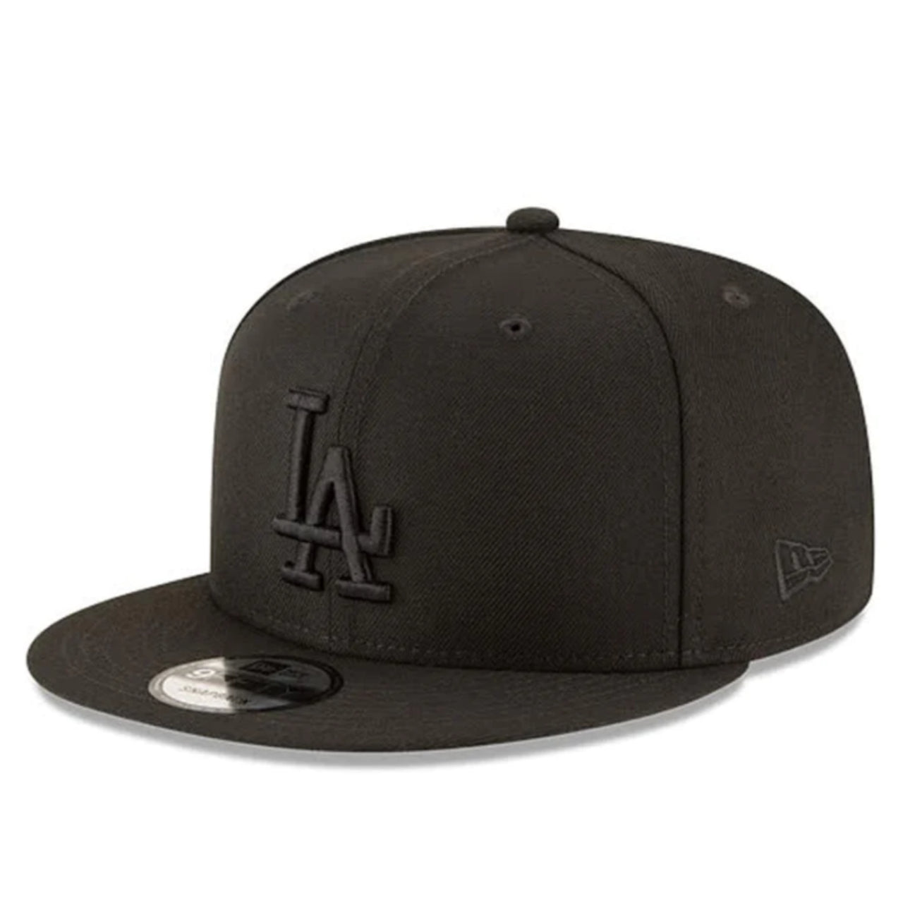 New Era Los Angeles Dodgers Black on Black 9FIFTY Snapback Fitted Hat