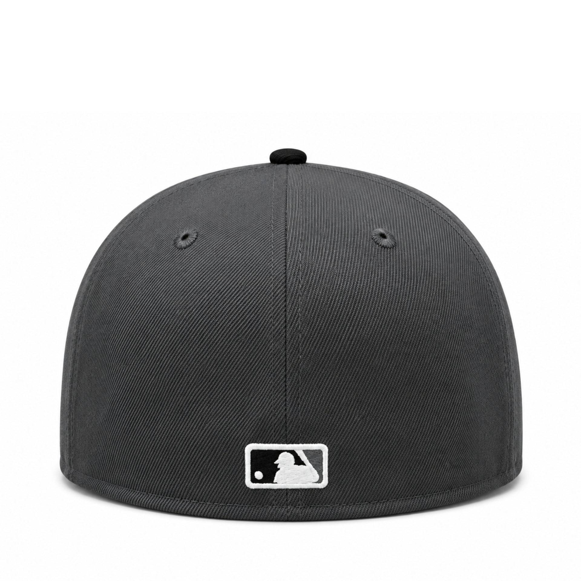 New Era Los Angeles Dodgers Graphite Black 59FIFTY Fitted Hat back view