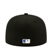 back of New Era Los Angeles Dodgers Exclusive 2025 Tokyo Series Black 59FIFTY Fitted Hat
