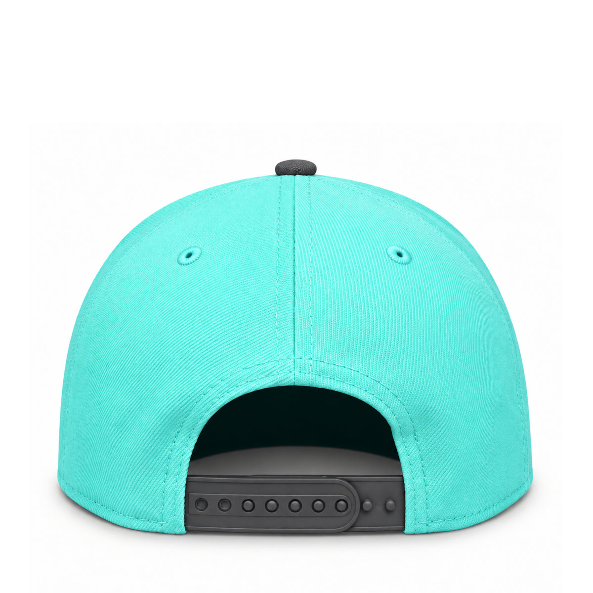 New Era Los Angeles Dodgers D Logo Turquoise/Charcoal 9FIFTY Snapback Hat back view
