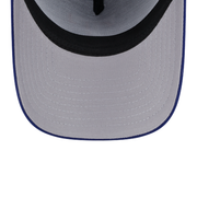 New Era Los Angeles Dodgers royal blue 9FORTY A-Frame snapback hat grey under visor view