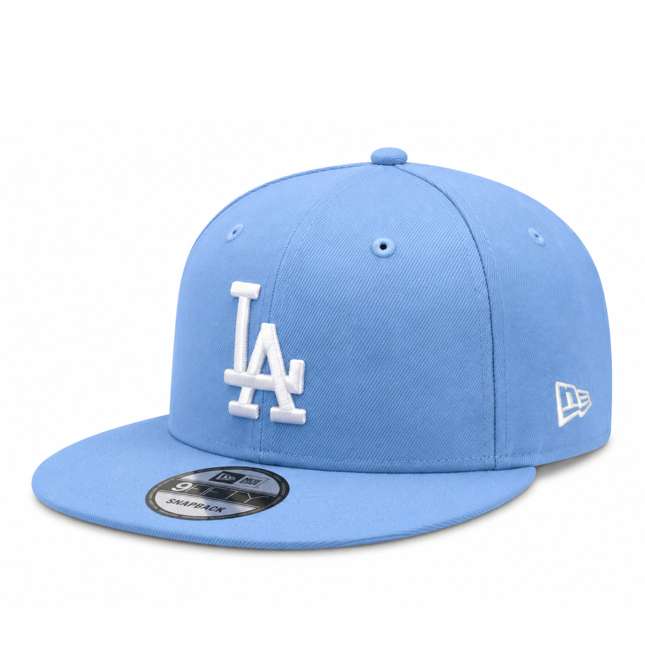 New Era Los Angeles Dodgers Sky Blue 9FIFTY Snapback Hat angle view