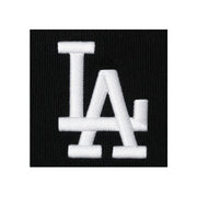 New Era Los Angeles Dodgers Black Men's Cuff Knit Beanie logo view