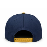 New Era Los Angeles Dodgers D Logo Navy/Bronze 9FIFTY Snapback Hat back view