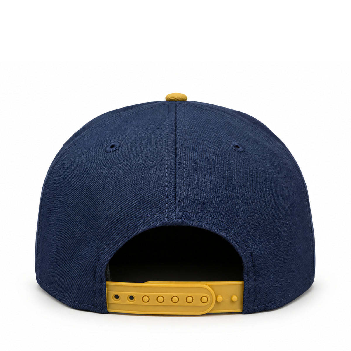 New Era Los Angeles Dodgers D Logo Navy/Bronze 9FIFTY Snapback Hat back view
