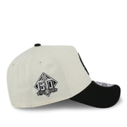 New Era San Francisco Giants Upside Down Chrome Black 9FORTY A-Frame Snapback Hat right side view