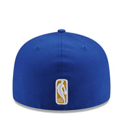 New Era NBA Golden State Warriors Blue 59FIFTY Fitted Hat back view