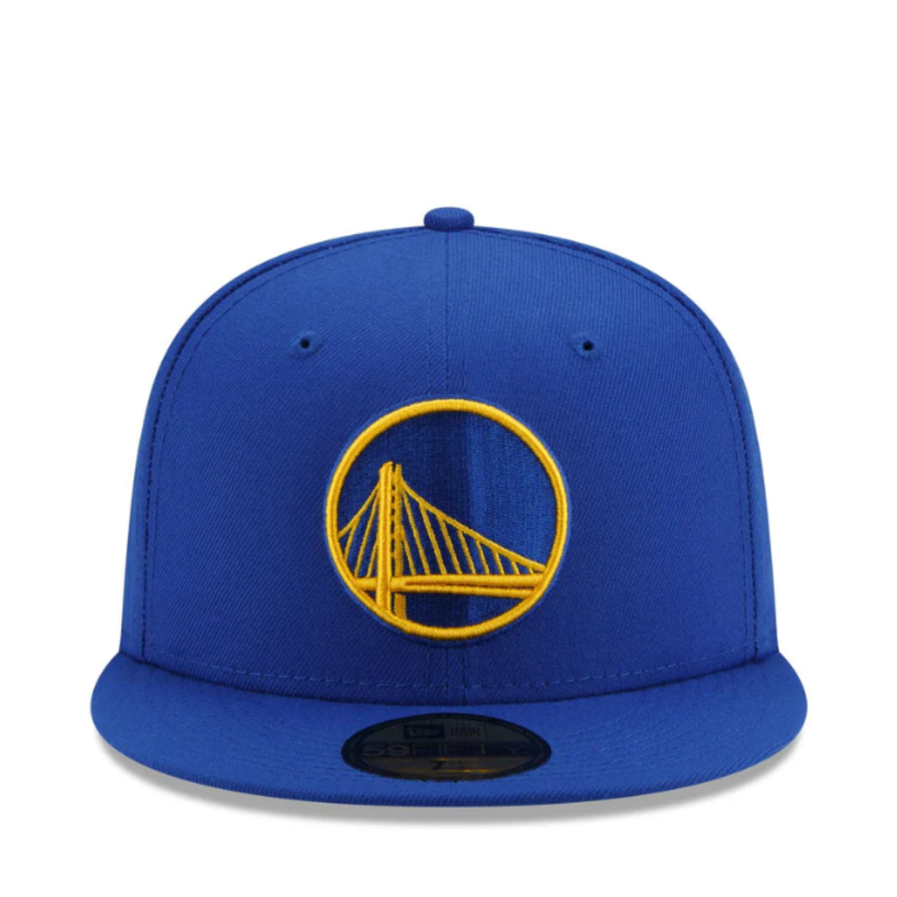 New Era NBA Golden State Warriors Blue 59FIFTY Fitted Hat front view