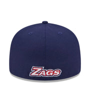 back view of New Era NCAA Gonzaga Bulldogs Navy 59FIFTY Fitted Hat