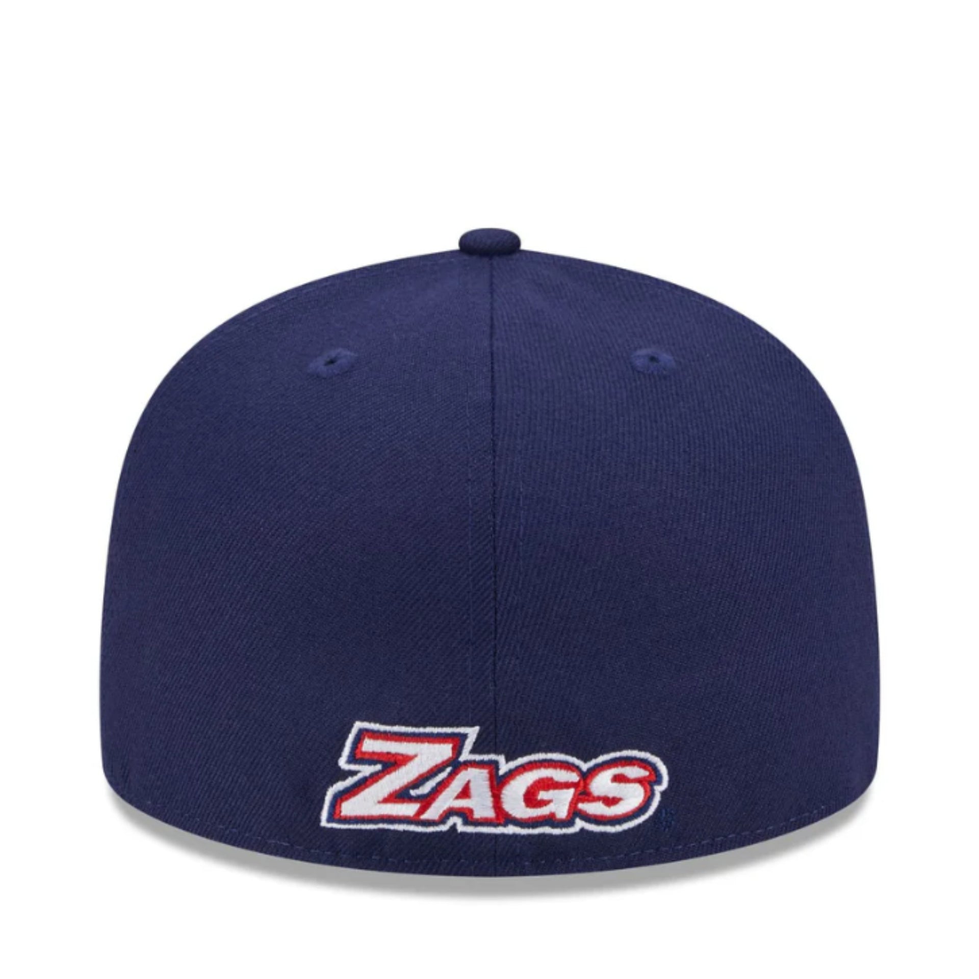 back view of New Era NCAA Gonzaga Bulldogs Navy 59FIFTY Fitted Hat
