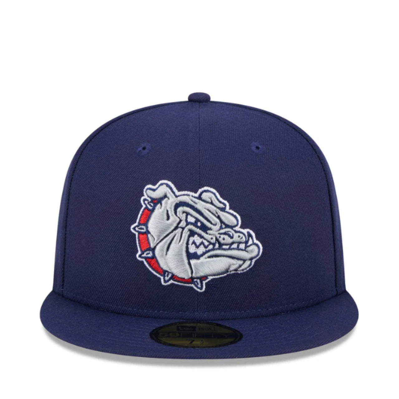 New Era NCAA Gonzaga Bulldogs Navy 59FIFTY Fitted Hat front view