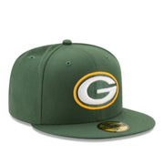 New Era Green Bay Packers Green 59Fifty Fitted Hat front right view