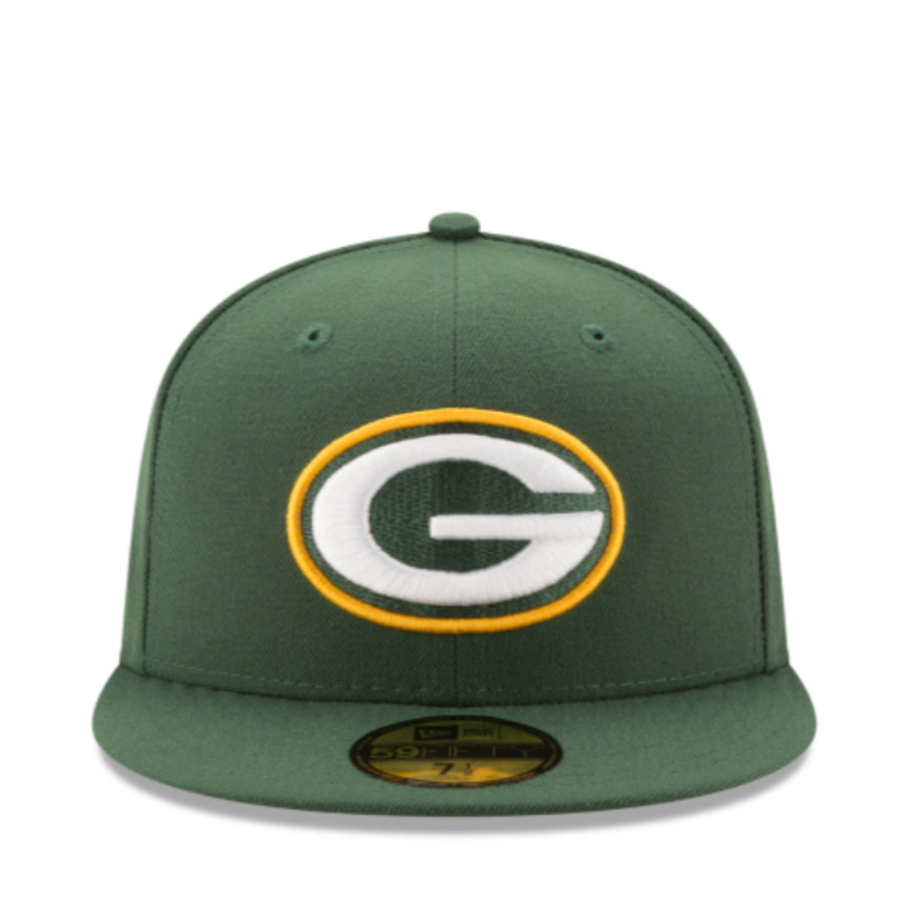 New Era Green Bay Packers Green 59Fifty Fitted Hat front view