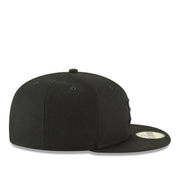 New Era Houston Astros Black on Black 9FIFTY Snapback Hat right side view