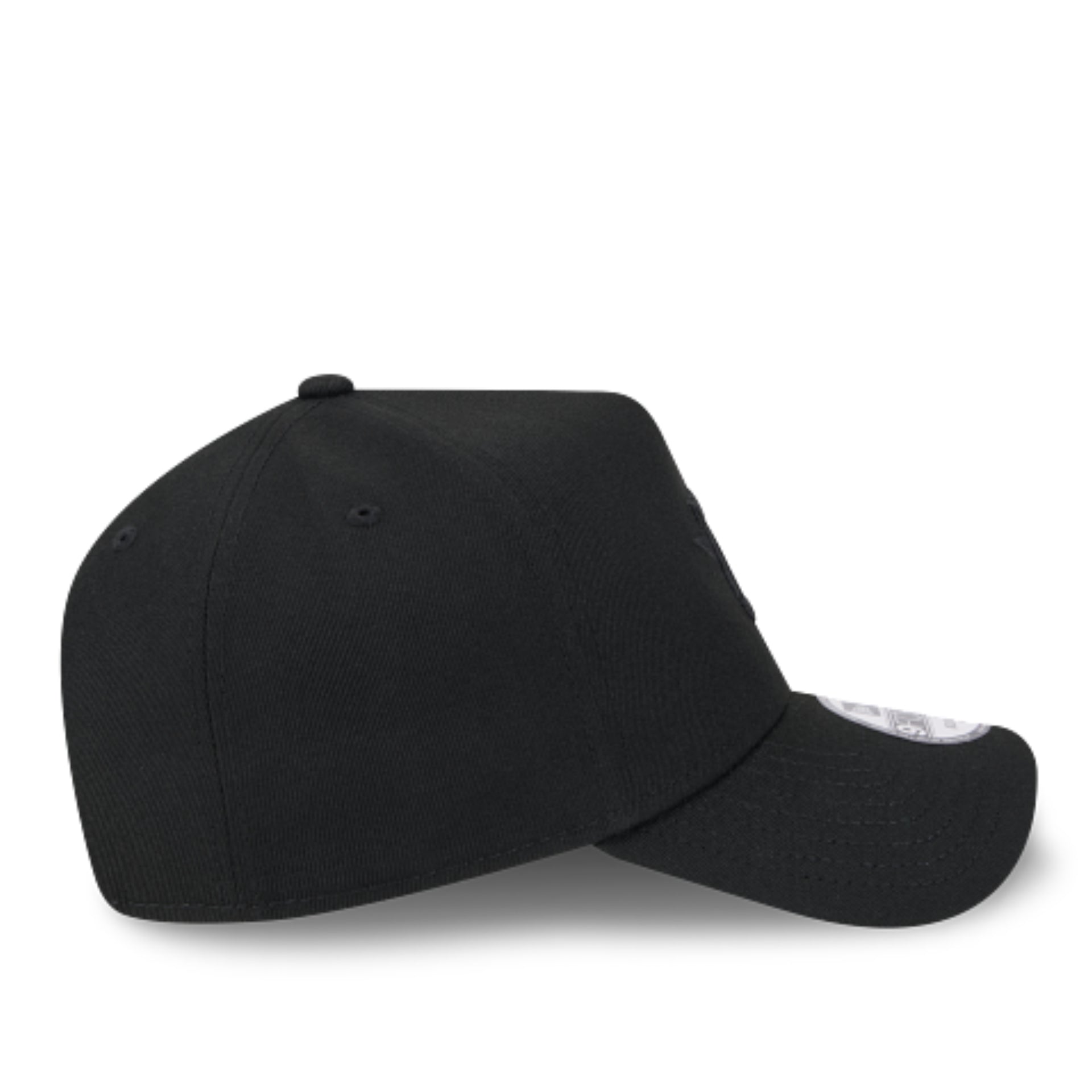 New Era Houston Astros Black on Black 9FORTY A-FRAME Snapback Hat right side view
