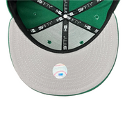 houston astros kelly green new era 59ifty fitted hat gray under visor view