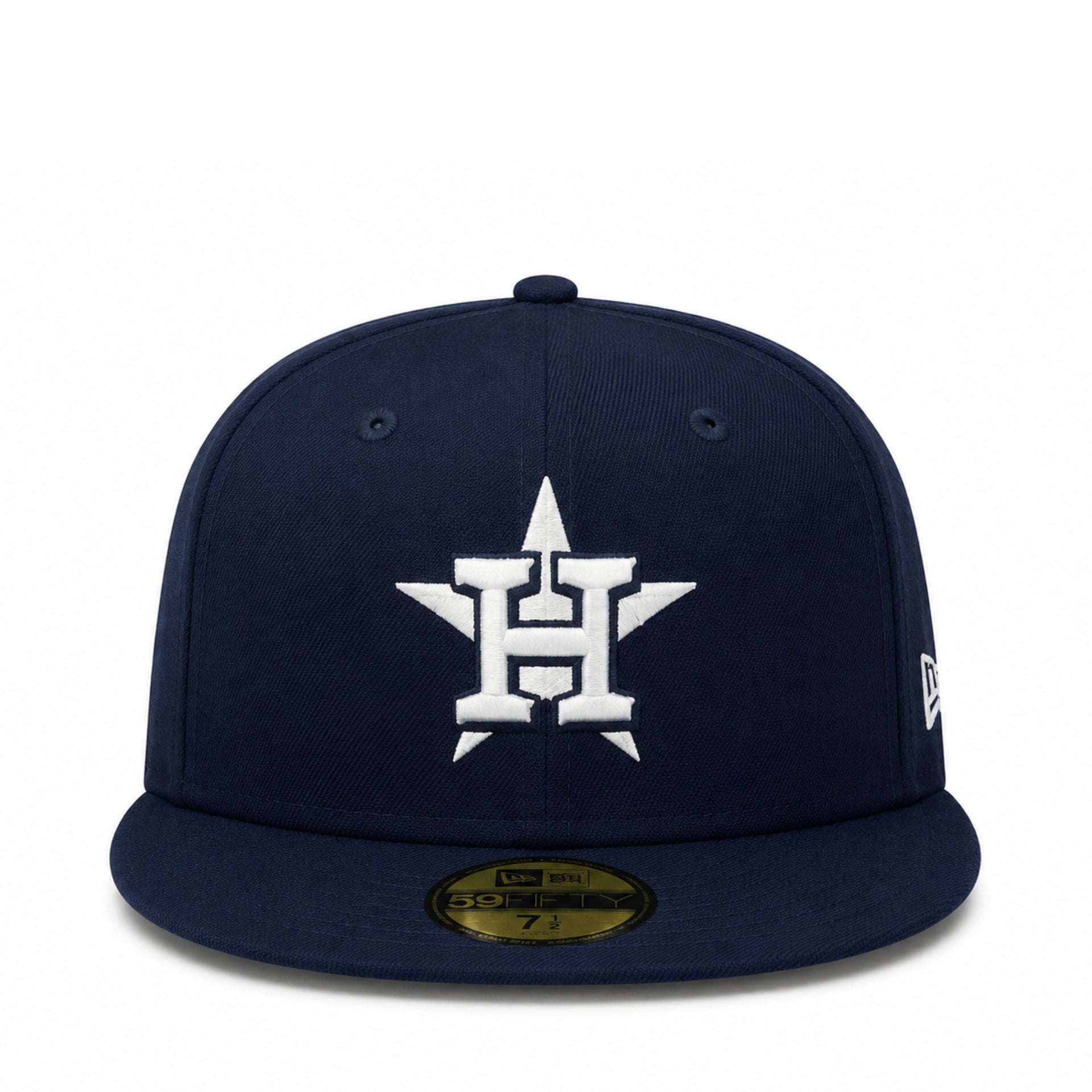 New Era Houston Astros Midnight Navy 59FIFTY Fitted Hat front view
