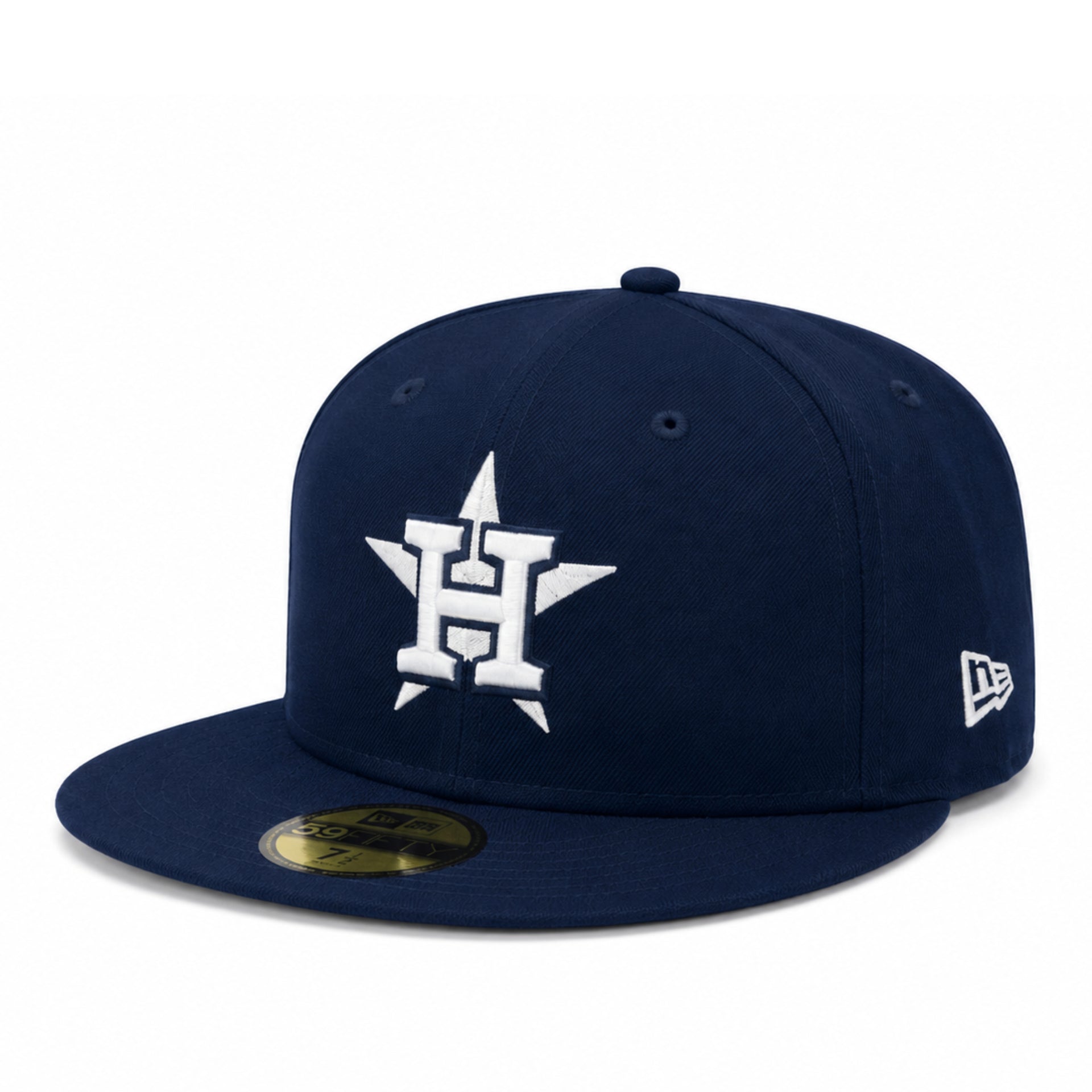New Era Houston Astros Midnight Navy 59FIFTY Fitted Hat front angle view