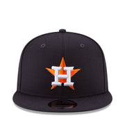 New Era Houston Astros Navy 9FIFTY Snapback Hat front view