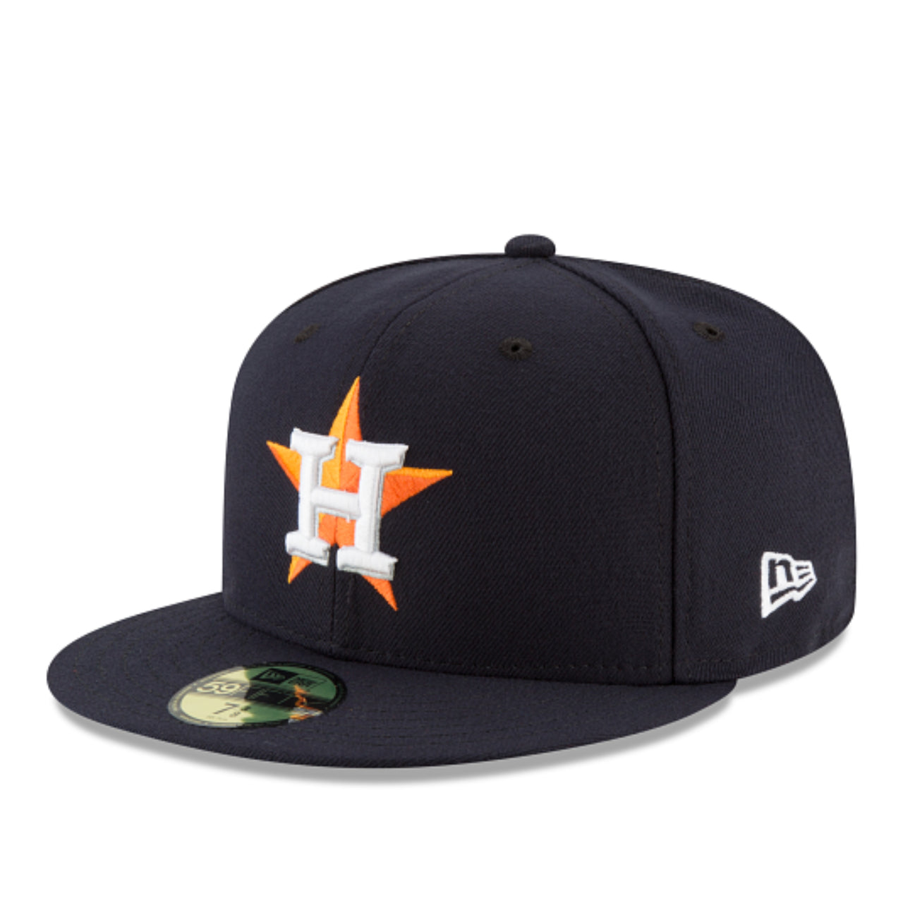 New Era Houston Astros Authentic Collection 59FIFTY Fitted Hat - Navy front left view