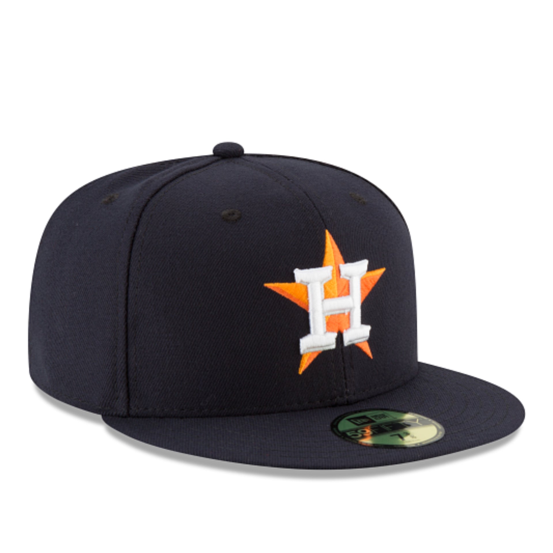 New Era Houston Astros Authentic Collection 59FIFTY Fitted Hat - Navy front right view