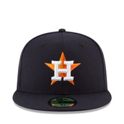 New Era Houston Astros Authentic Collection 59FIFTY Fitted Hat - Navy front view