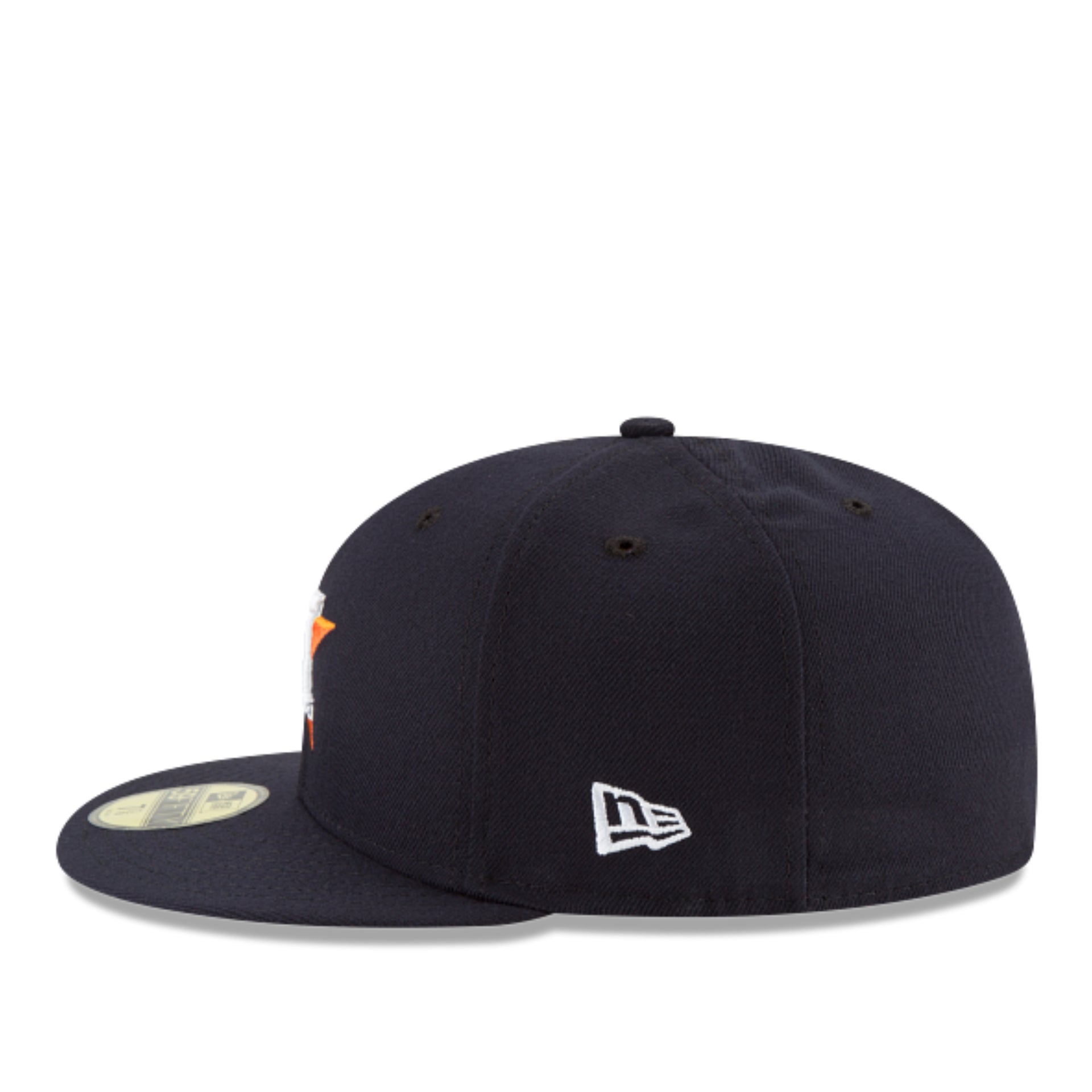 New Era Houston Astros Authentic Collection 59FIFTY Fitted Hat - Navy left side view