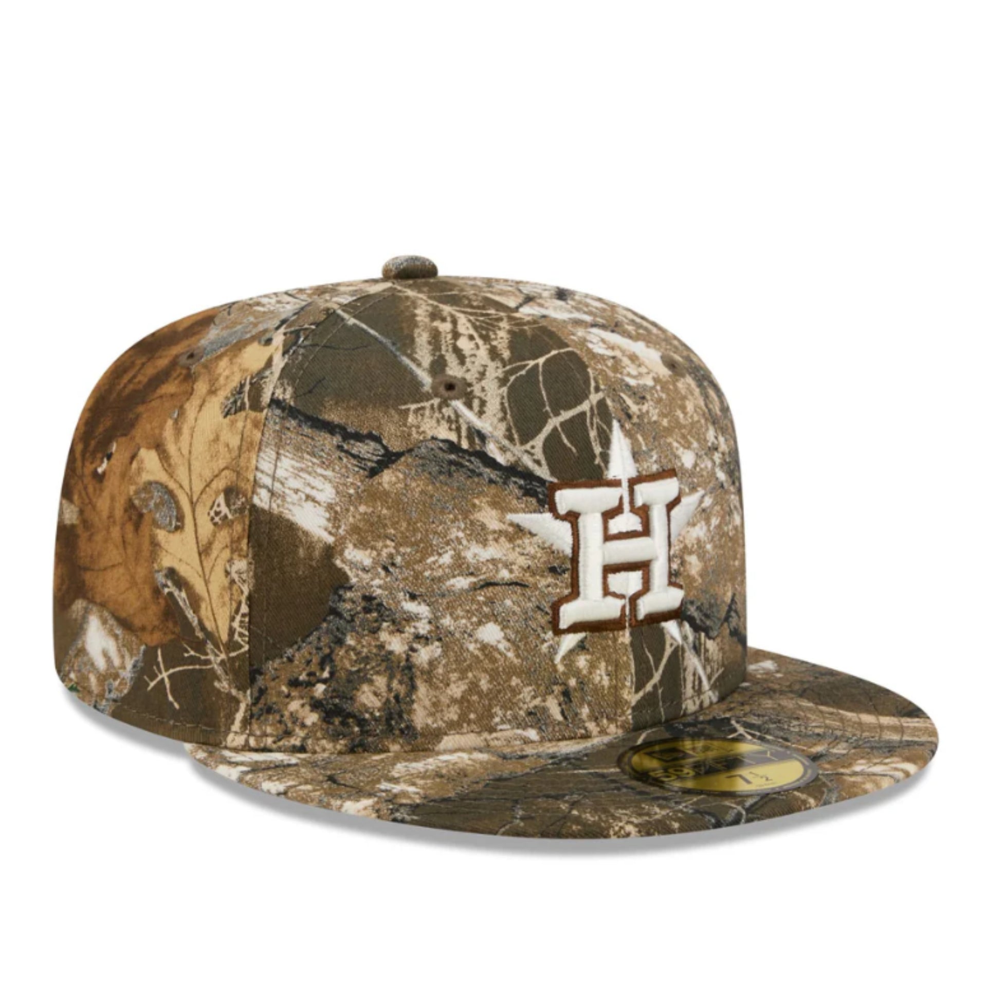 New Era Houston Astros Realtree 59FIFTY Fitted Hat front right view