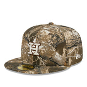 New Era Houston Astros Realtree 59FIFTY Fitted Hat front angle view