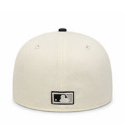 New Era Houston Astros Sugar Skull 59FIFTY Fitted Hat - Chrome Black back view