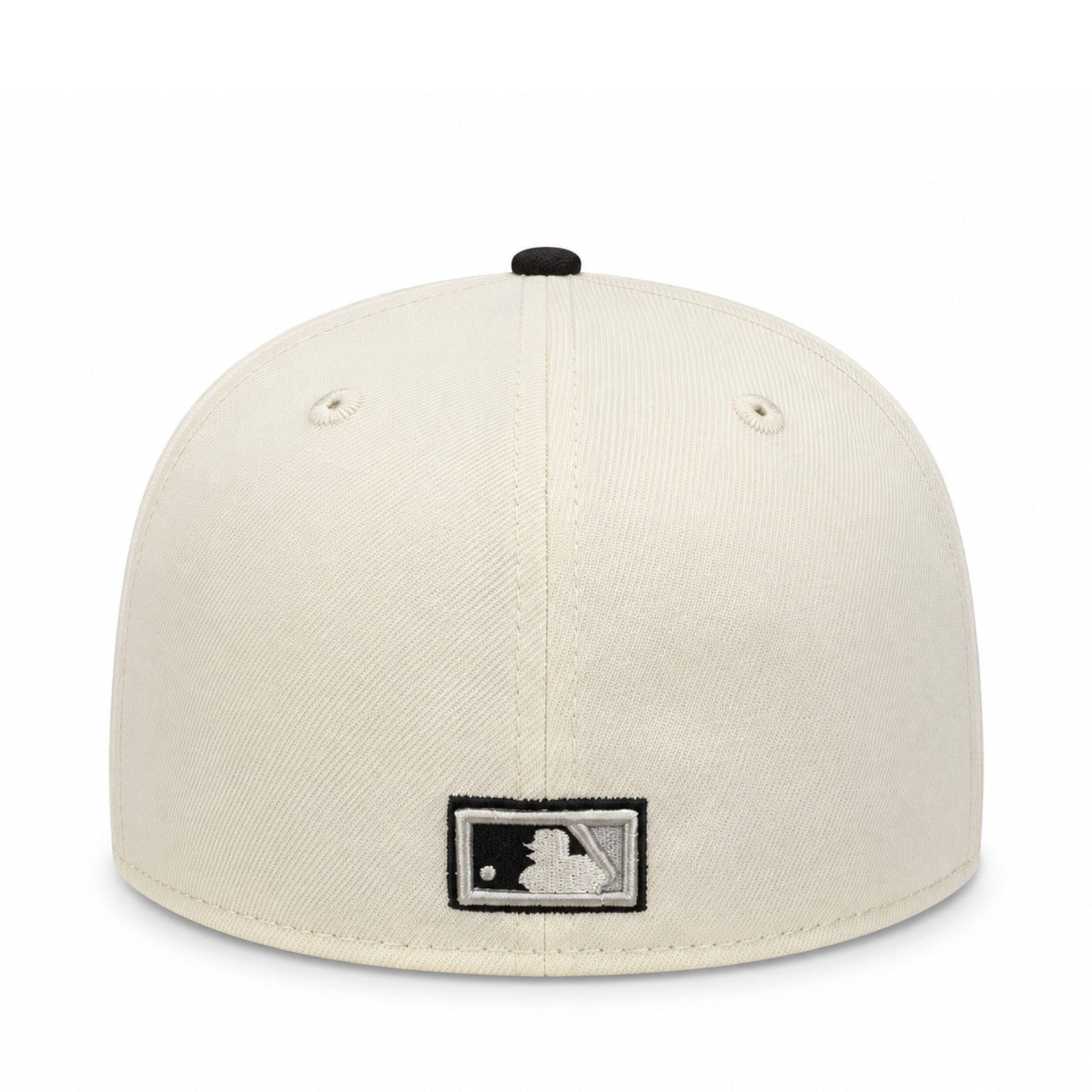 New Era Houston Astros Sugar Skull 59FIFTY Fitted Hat - Chrome Black back view