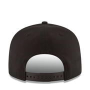 New Era NBA Indiana Pacers P 9Fifty Snapback Hat - Black White back view