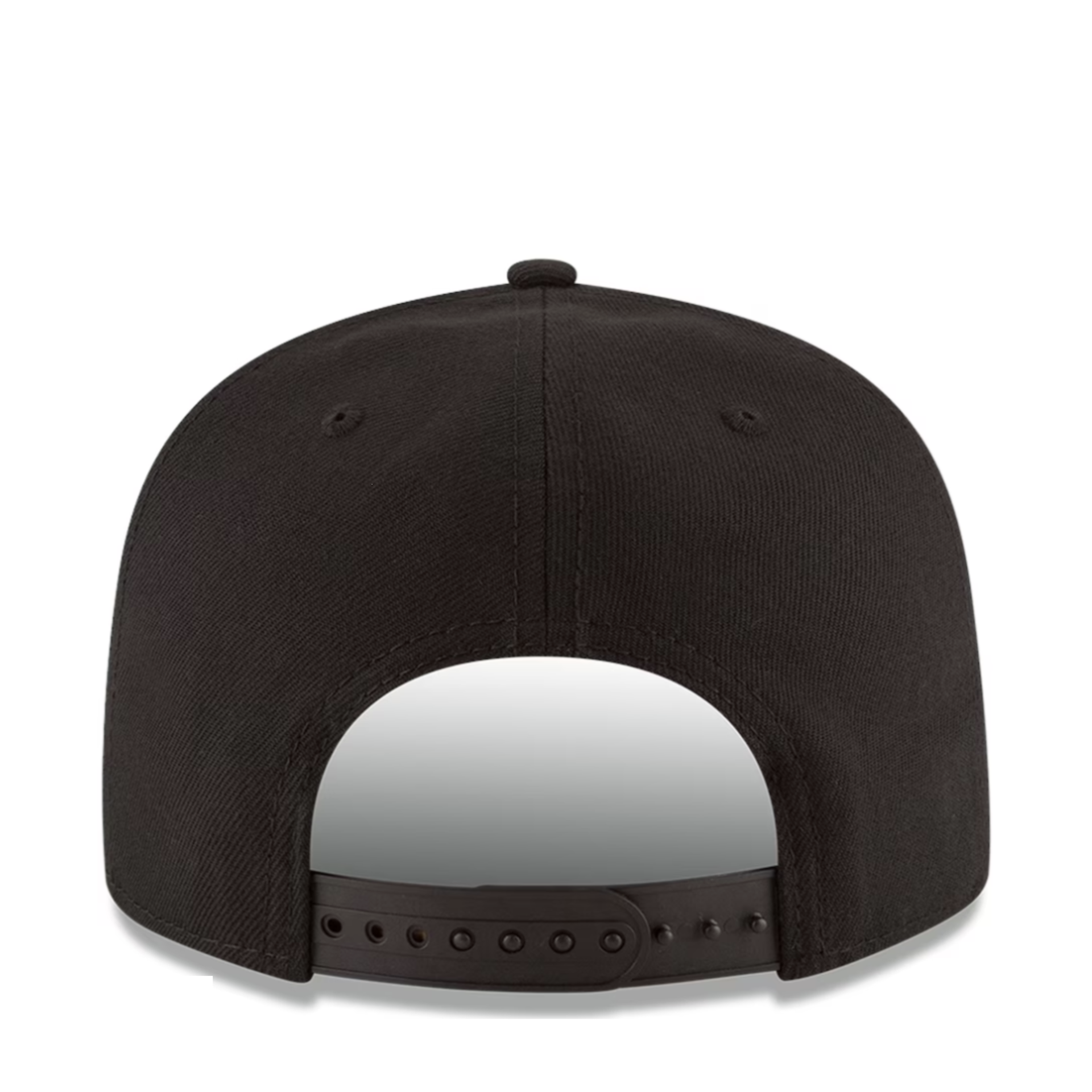 New Era NBA Indiana Pacers P 9Fifty Snapback Hat - Black White back view