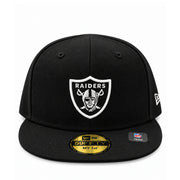 New Era INFANT My First Las Vegas Raiders 59FIFTY Fitted Hat - Black front view