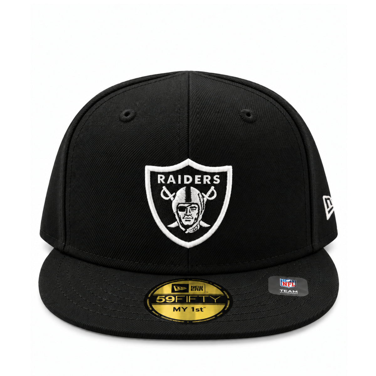 New Era INFANT My First Las Vegas Raiders 59FIFTY Fitted Hat - Black front view