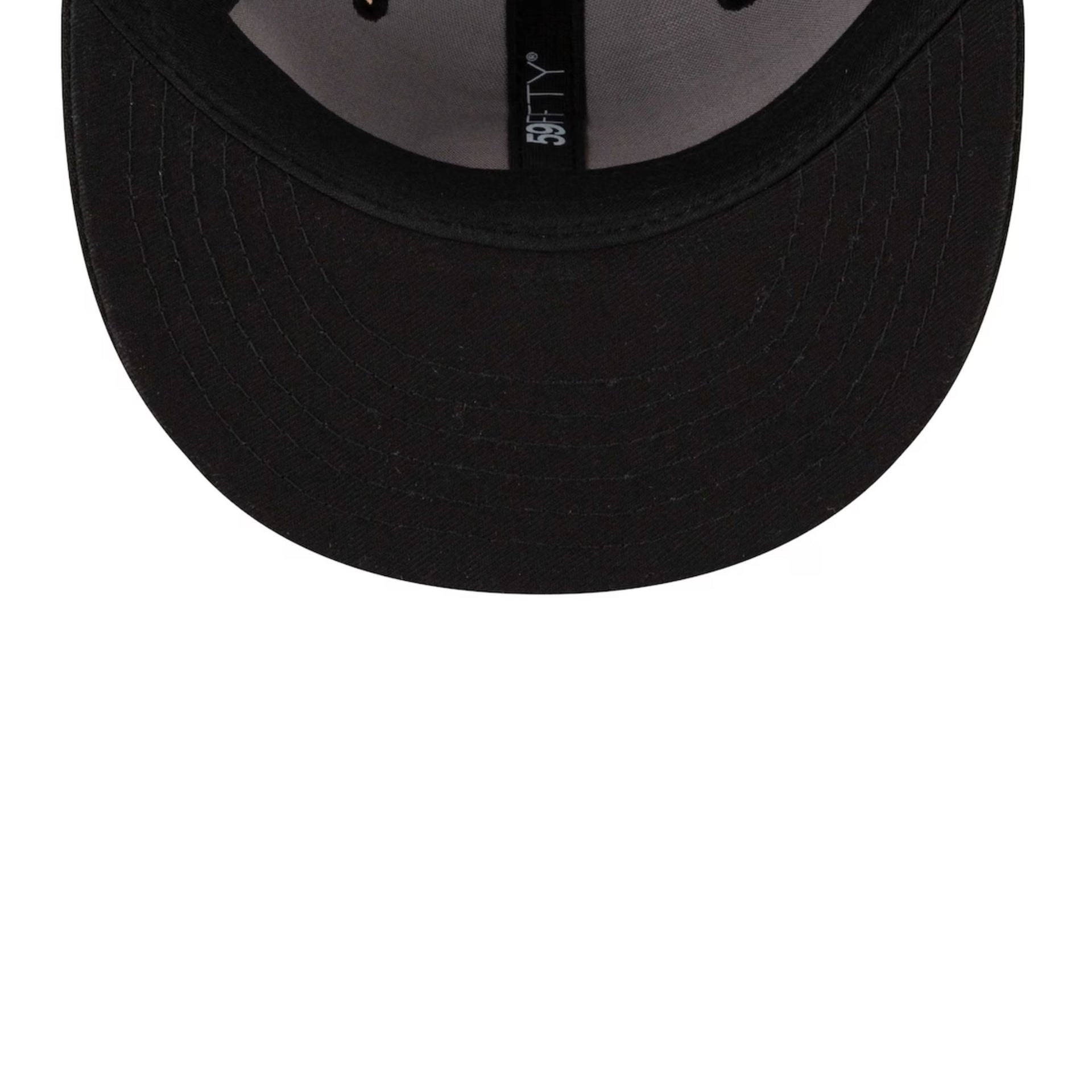 black bottom of INFANT My First Las Vegas Raiders 59FIFTY Fitted Hat - Black