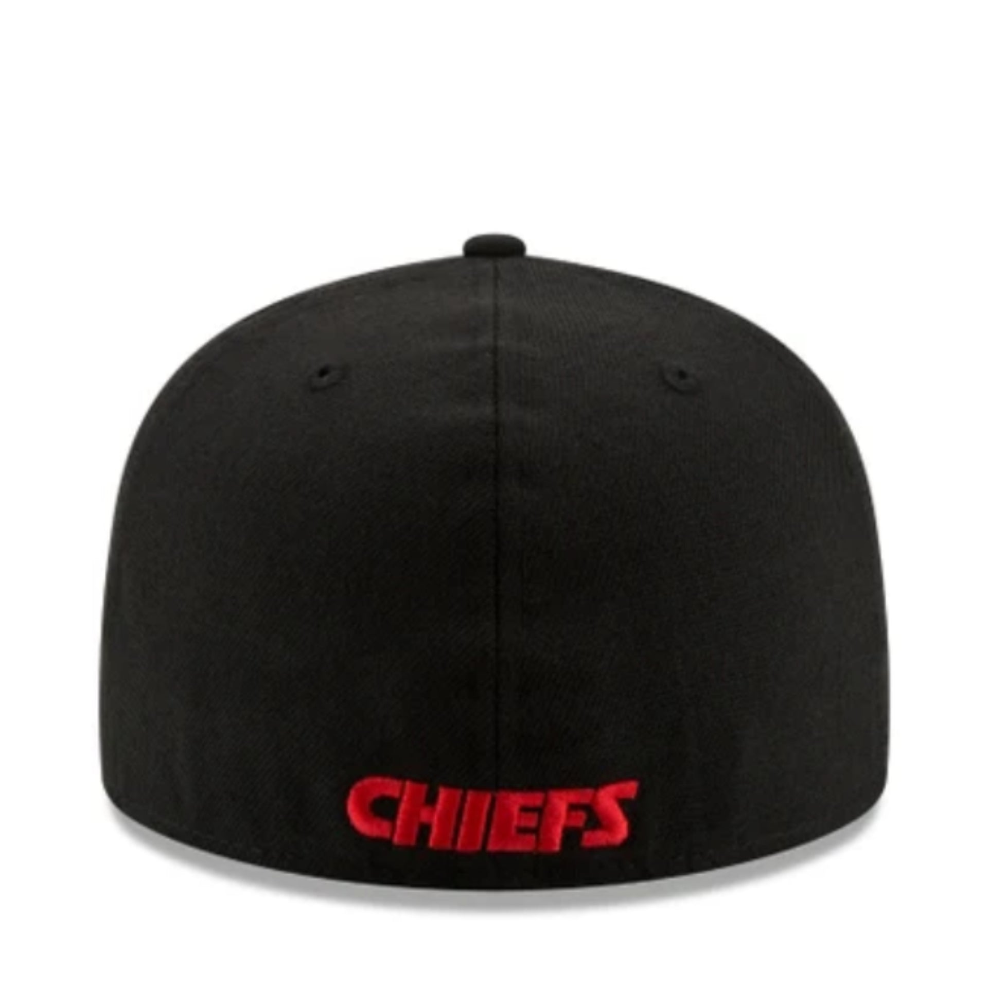 New Era Kansas City Chiefs KC Black 59FIFTY Fitted Cap back view