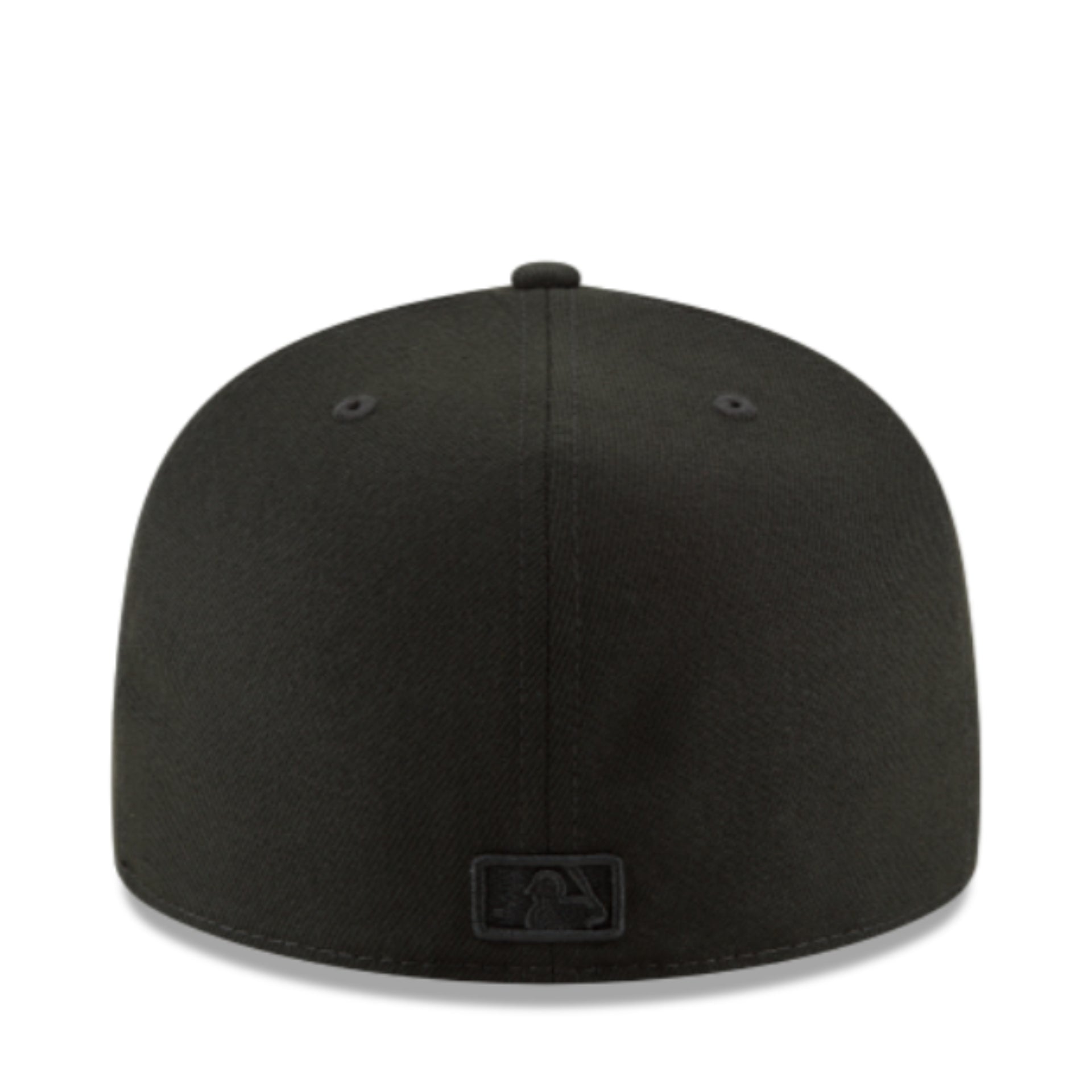 New Era Kansas City Royals KC Black on Black 59FIFTY Fitted Hat back view